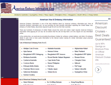 Tablet Screenshot of americanembassyinformation.com